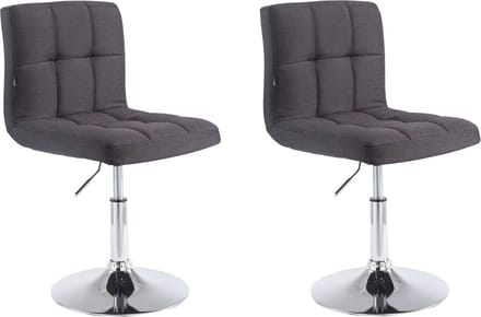 CLP Palma V2 Set van Lounger - Stof zwart