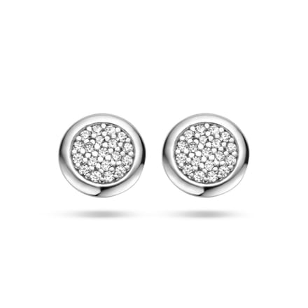 Zilver Gerhodineerd Oorknoppen Zirkonia 1335621