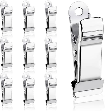 Allecto - Mini Klemmen - Metaal Krokodil Clips - 10 Stuks - Voor
