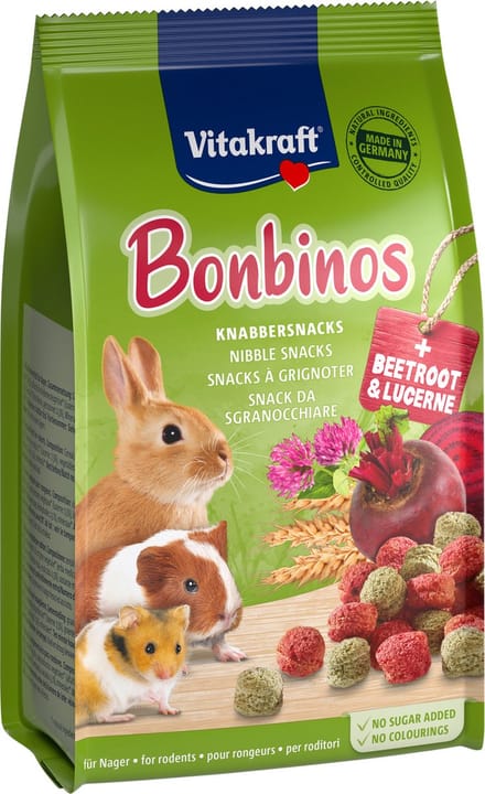 Vitakraft Bobino's - Knaagdiersnack - Rode Biet Pastinaak 50 g