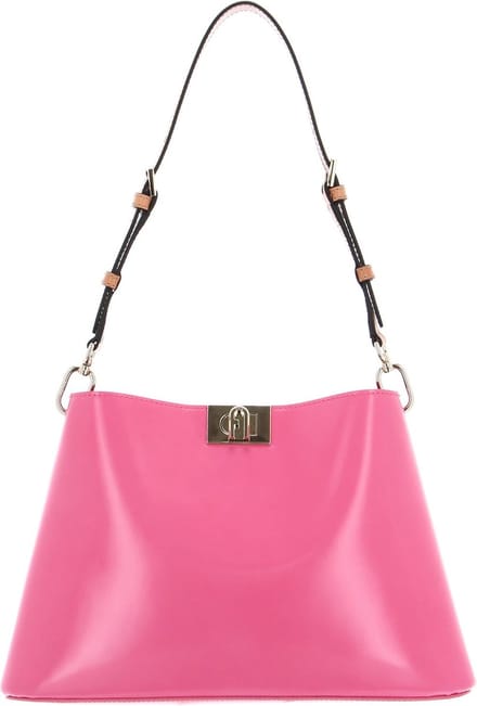 FURLA Leren Schoudertas Fleur Shoulder Bag Blossom Roze