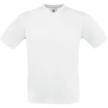 V-hals T-shirt B&C Exact