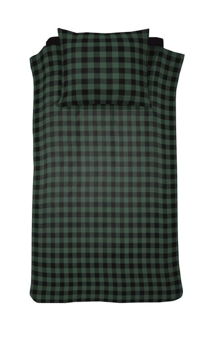 Damai Timber - Dekbedovertrek - Flanel - 140x200/220 cm - Green
