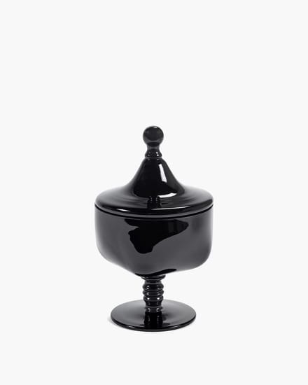 Serax Kris Van Assche Candle Geurkaars Zwart Rosamar D12.2cm H20.45cm
