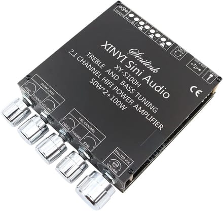 Audio Versterker Board - Hifi Stereo Module - Muziek Streamen - Bluetooth Connectiviteit - 14.4 x 10.8 cm