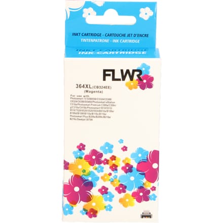 FLWR - Cartridges / HP 364XL / magenta / Geschikt voor HP