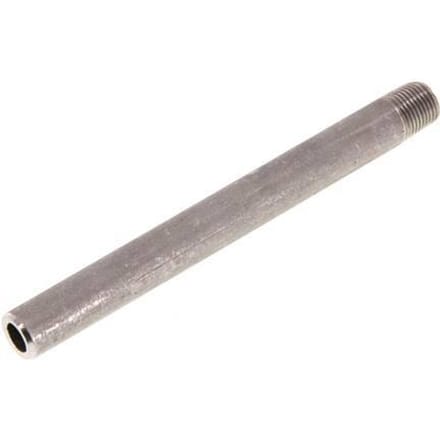 R 1/8'' Buitendraad x 10.2mm RVS Pijpnippel met Las uiteinde 20 Bar DIN 2982 - 100mm