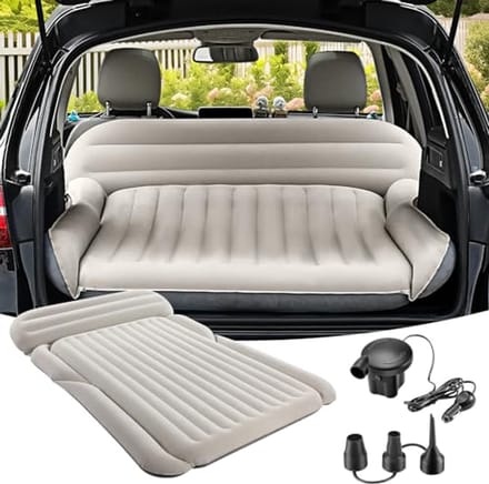 Dik Opblaasbaar Matras voor SUV - Verbeterd Campingmatras met Pomp en Kussens