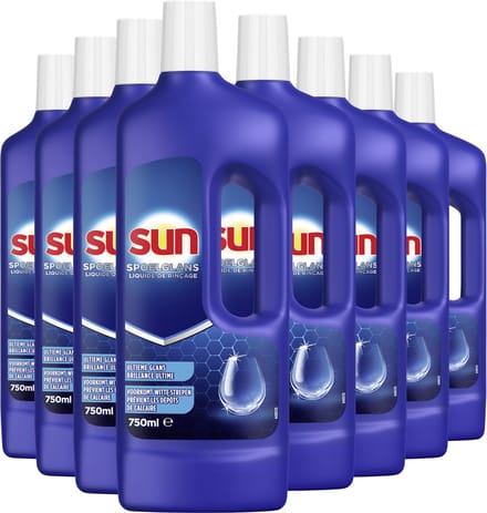 Sun Classic - Vaatwas spoelglansmiddel - 8 x 750 ml - Voordeelverpakking