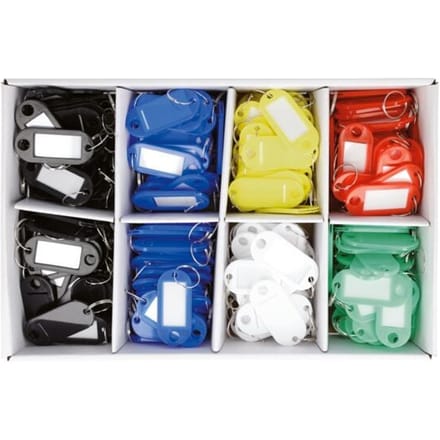 WESTCOTT sleutelhangers met ring, 18 mm, 200 stuks