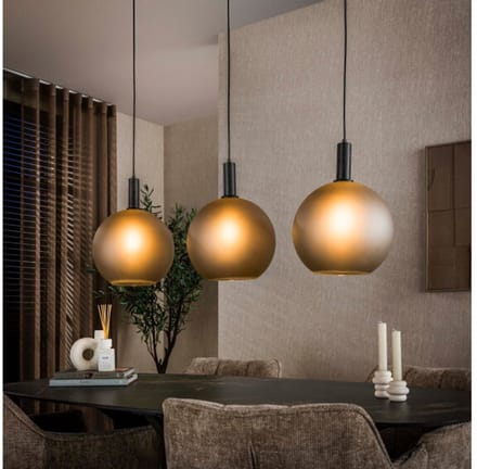 Hanglamp Bubble Frosted 3L - Frosted grijs - 110x27x150 cm