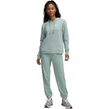 Under Armour Rival-joggingbroek van badstof voor dames (Groen)