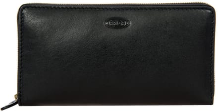 BRIC'S Leren Portemonnee Volterra Verbena Wallet Black Zwart
