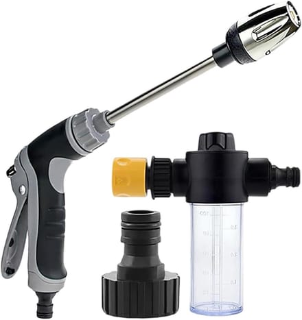 Tuinslang Sproeier - Waterpistool - Auto Wassen - Verstelbaar Mondstuk - 236 cm - Metaal