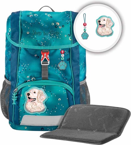 Step by Step vrijetijdsrugzak rugzak KID Backpack-Set 13L Dog Basty turquoise