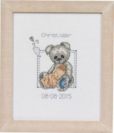 Permin geboortetegel Teddy Christoffer 92-5149