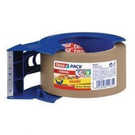 Tesa Handafroller Met Tape - 66 m x 50 mm