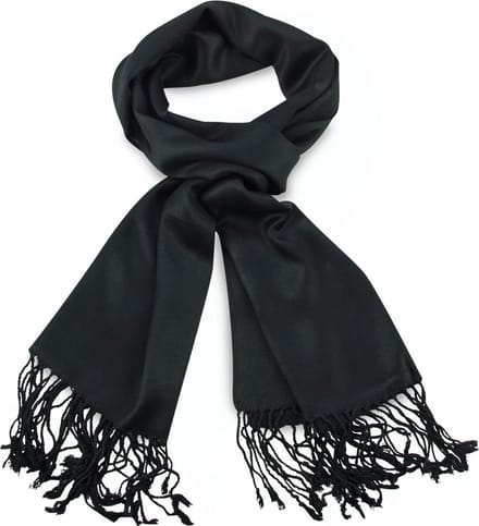 JB Collection - Sjaals - Pashmina zwart - zwart