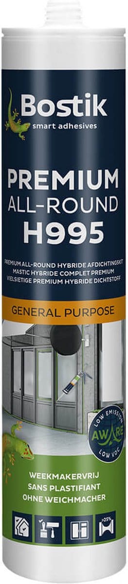 Bostik H995 Premium All-Round hybride kit WIT - 290ml