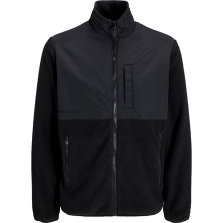 Jack & Jones - Heren Vest Marvin Fleece Jacket - Zwart - Maat M