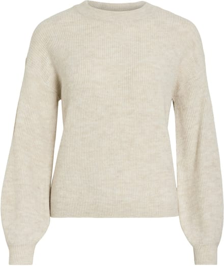 VILA - VIVIOLI CREW NECK BALLON RIB KNIT-NOOS - Dames - Cardigans