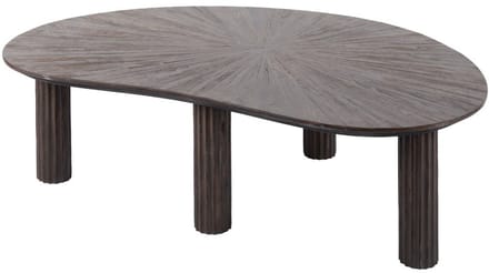Fraaai - Rebecca salontafel 110 cm niervormig teak - bruin