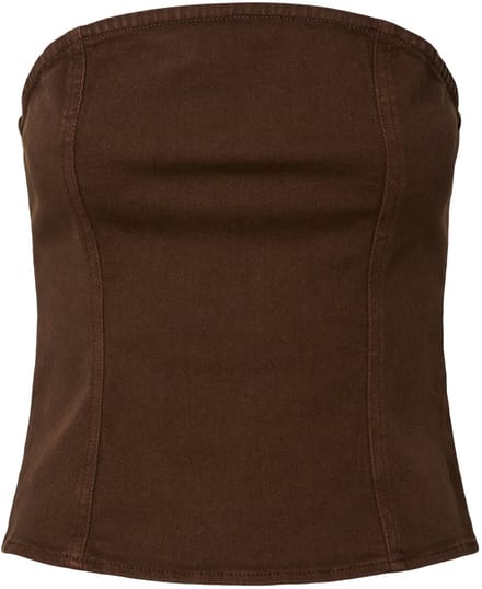 PIECES - PCSALUME DENIM CORSET TOP - Meisjes - Blouses