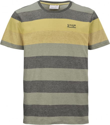 Shirt 38257 olive/geel streep Giga by Killtec - maat S