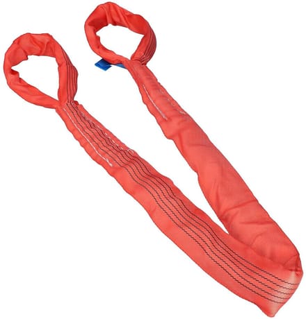 Hijsbandslinger - Sling Band - Lasten Verplaatsen - Hoge Hefcapaciteit - 5 Ton - Rood