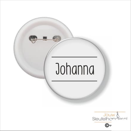 Button Met Speld 58 MM - Johanna