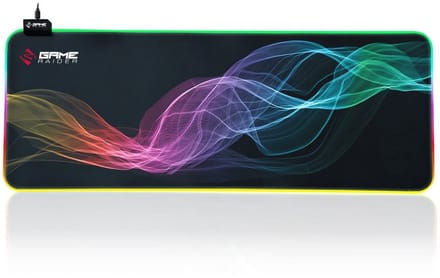 GameRaider GEN XXL - RGB antislip rubberen basis 90×40cm microvezel muismat