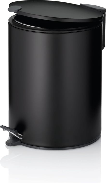 Pedaal Afvalemmer, 5 L, Zwart - Kela | Mats