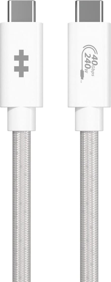 HYPER HyperDrive Next USB-kabel USB4 Gen 3x2 1,2 m USB C Wit