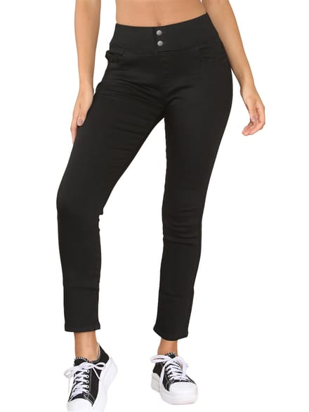 Enzo | Dames Wijde Taille Jeans