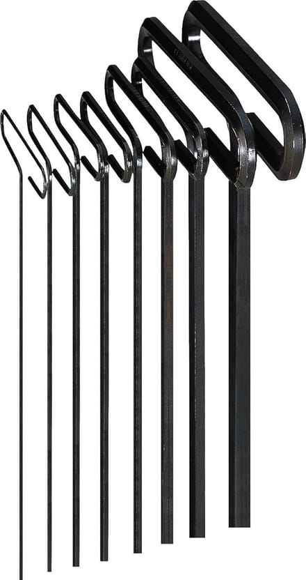 9-Inch Standaard Hex T-Sleutel Set met 8 Delen en Opbergtas