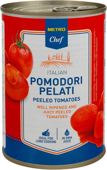 METRO Chef Gepelde Tomaat 12 x 400G