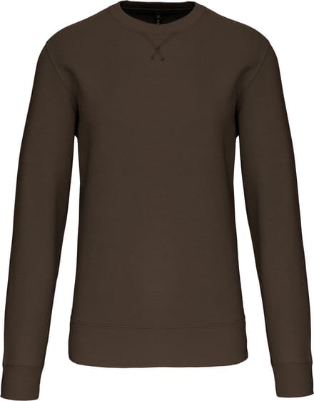 Kariban Sweater met ronde hals K442 - Dark Khaki - L