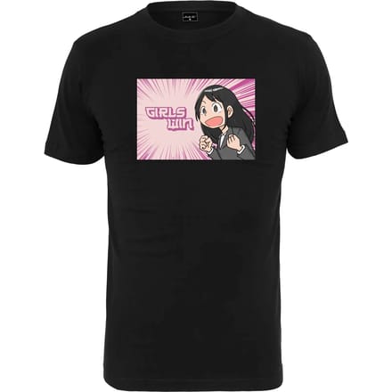 Urban Classics Dames Tshirt -M- Girls Win Zwart