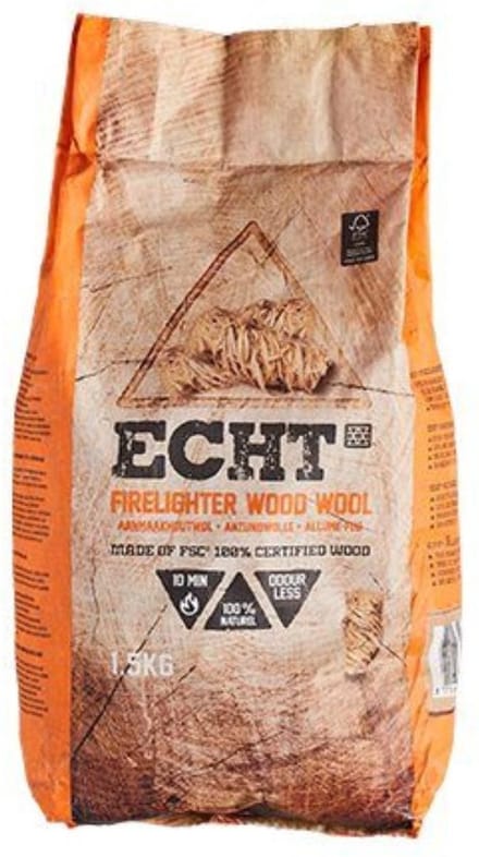 ECHT Aanmaak Krullen / Houtwol 1.5kg