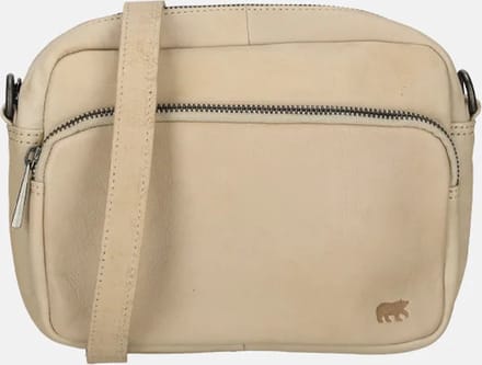 Bear Design Peggy Leren Schoudertas / Crossbodytas - Feather