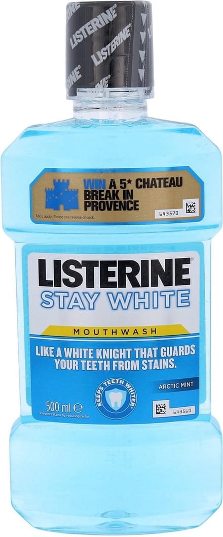 Listerine total care stay white arctic mint mondwater 500 ml