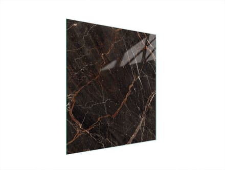 TMK ArtDeko - Glazen Snijplank - 45x52cm - Marmer Design - Hittebestendig