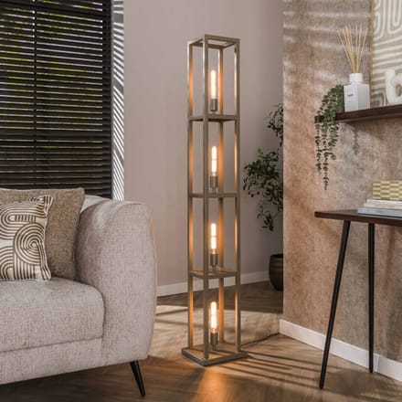Hoyz Collection - Vloerlamp Quadra 4-lichts - Beige