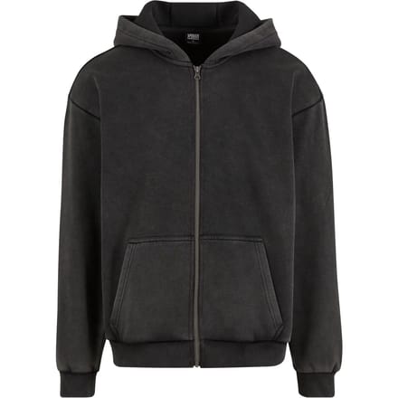 Urban Classics - Vintage Heavy Vest met capuchon - 4XL - Grijs