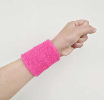 New Age Devi - Pols zweetbandjes - 2 stuks - Fuchsia