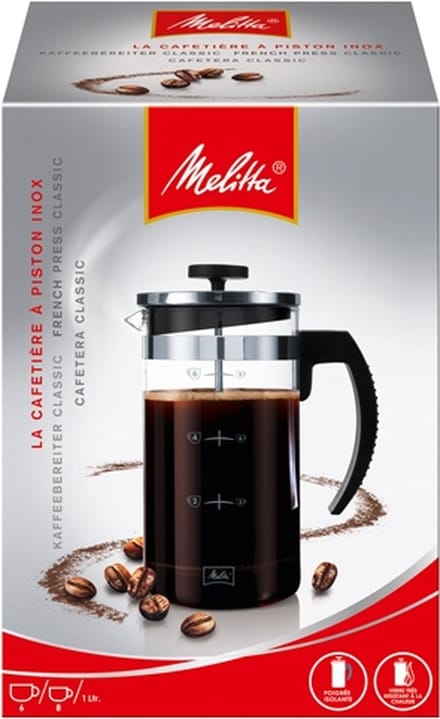 Koffiepot met Zuiger Melitta Premium 1 L 8 Koppar
