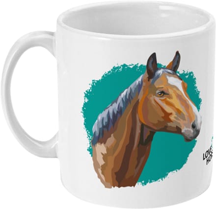 Mok Love Horses Trakehner Horse, 325ml