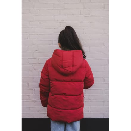 LOOXS Little Meisjes jas - Maat 110 in de kleur rood van 100% Polyester - 2531-7210-416