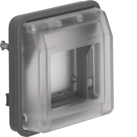 Hager Berker Systo W.1 Multimedia Adapter Grey - 18213500