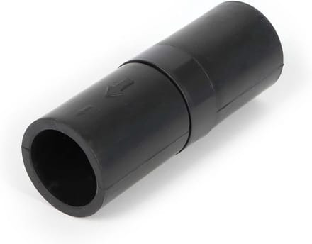 Terugslagklep - Klep DN40 - Sanitair Gebruik - Rubberen Constructie - 40 mm - Zwart